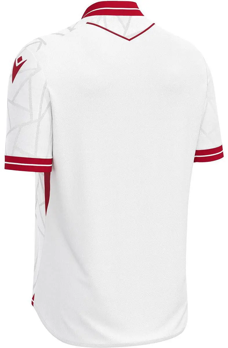 Macron Cerberus Shirt Korte Mouw Heren - XXL Wit/Rood - afbeelding 6 van 6