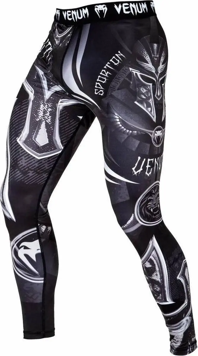 Venum Gladiator Zwart/Wit Legging 3.0 - XXL