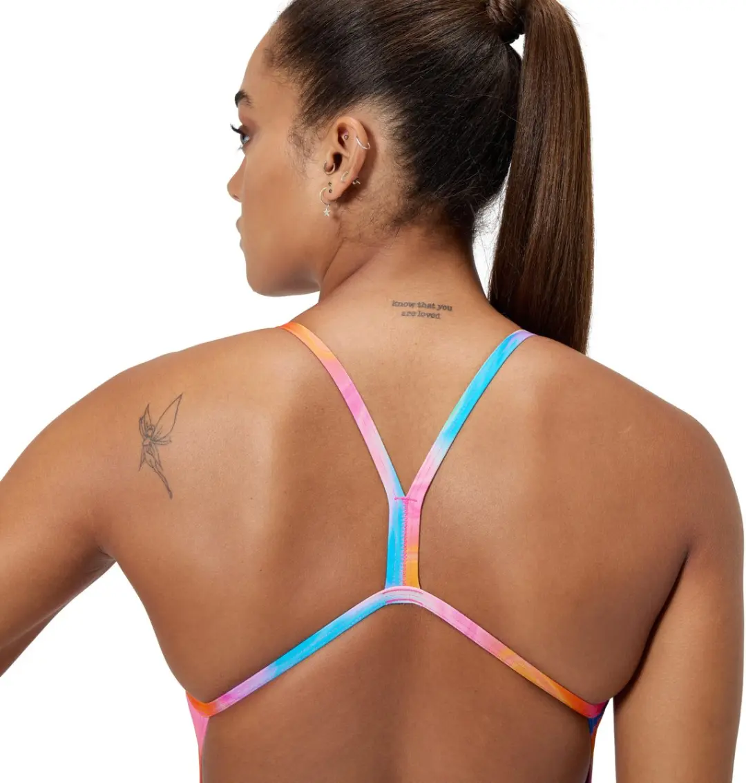 Speedo Badpak Printed V-Back Multi