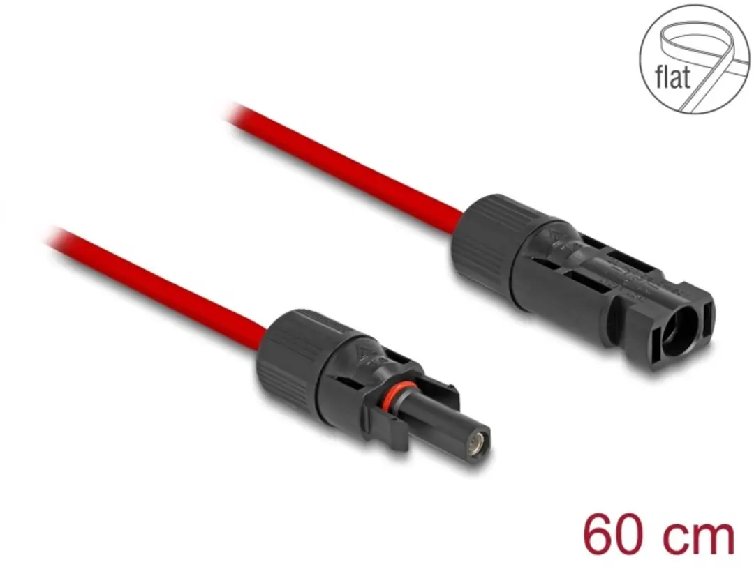 Delock DL4 Solar Flat Cable male to female 60cm