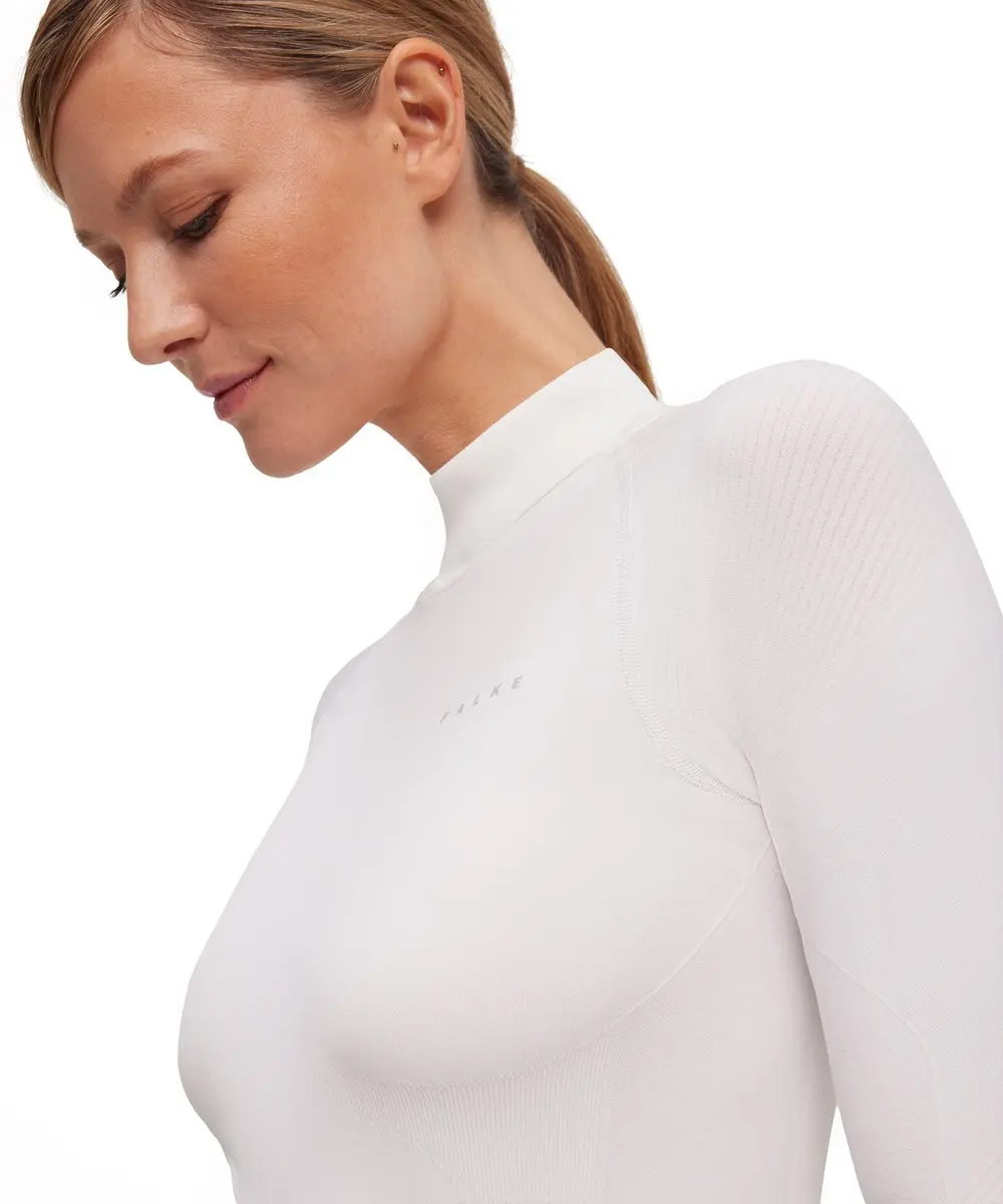 Falke Warm Turtleneck Dames Shirt - L - Wit - afbeelding 6 van 6