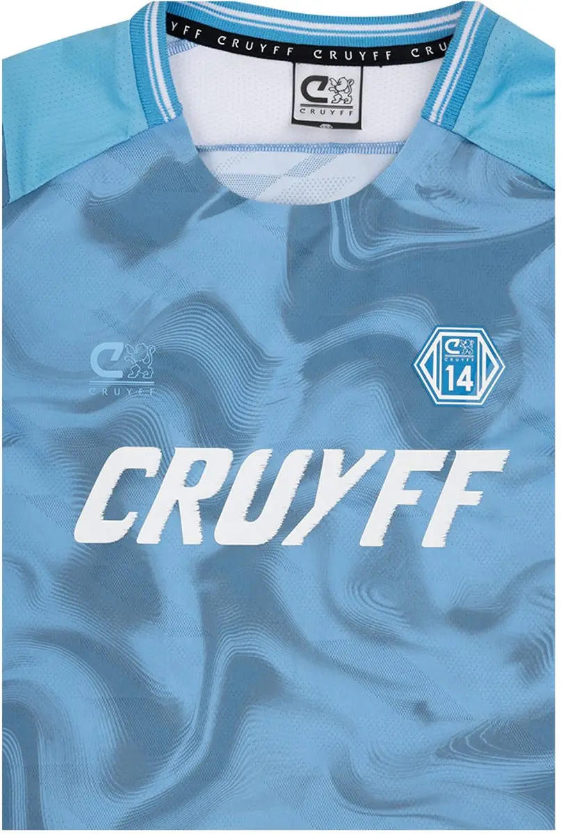 Cruyff Voetbal T-shirt - Maat 128 - Donkerblauw