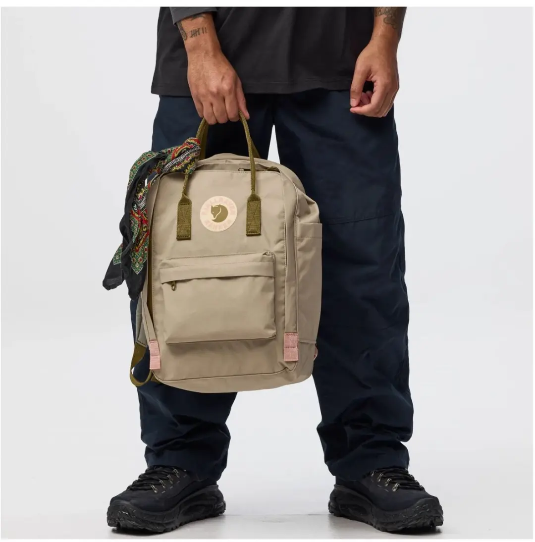 Fjällräven Kånken Koncept Laptop 15" Rugzak - 18L - Black Oak/Rowan Red