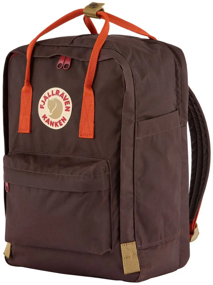 Fjällräven Kånken Koncept Laptop 15" Rugzak - 18L - Black Oak/Rowan Red