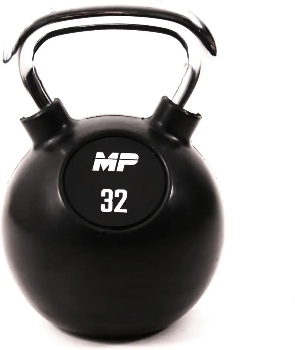 Muscle Power Rubberen Kettlebell 32 kg