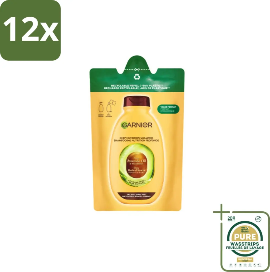Garnier Loving Blends Shampoo Refill Avocado Olie & Shea Boter 250ml