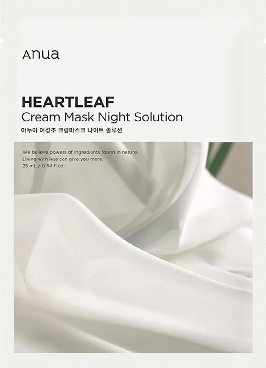 Anua Heartleaf Cream Mask Night Solution 25ml