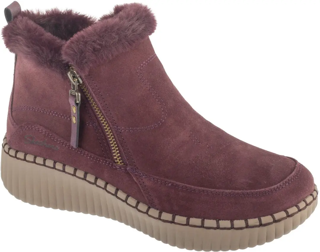 Skechers Wilshire Blvd Fresh Zip Laarzen - Kastanjebruin 36
