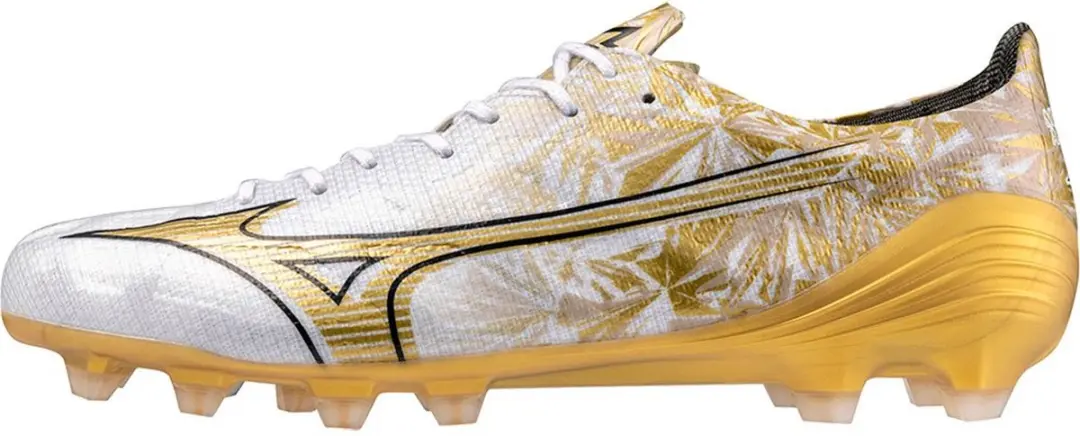Mizuno Alpha Elite Md Voetbalschoenen 45 - Wit/Goud - afbeelding 6 van 6