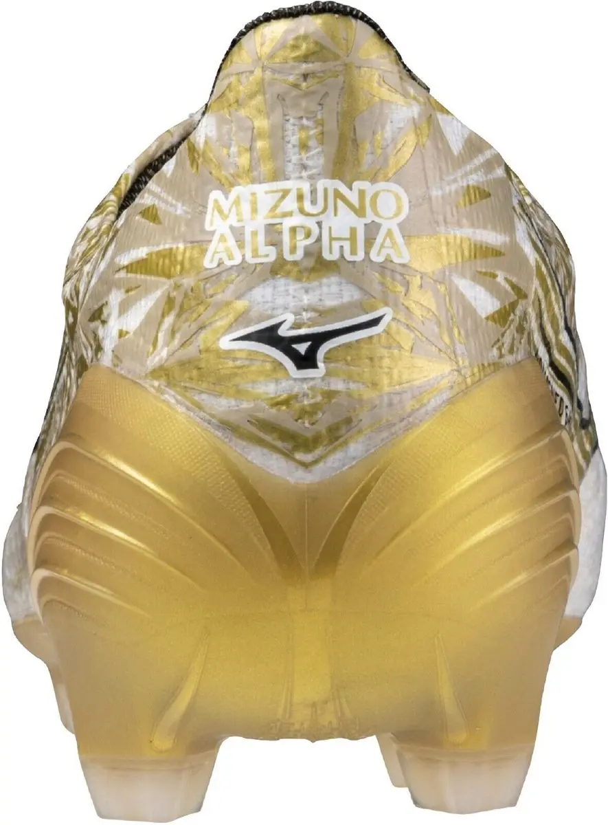 Mizuno Alpha Elite Md Voetbalschoenen 45 - Wit/Goud