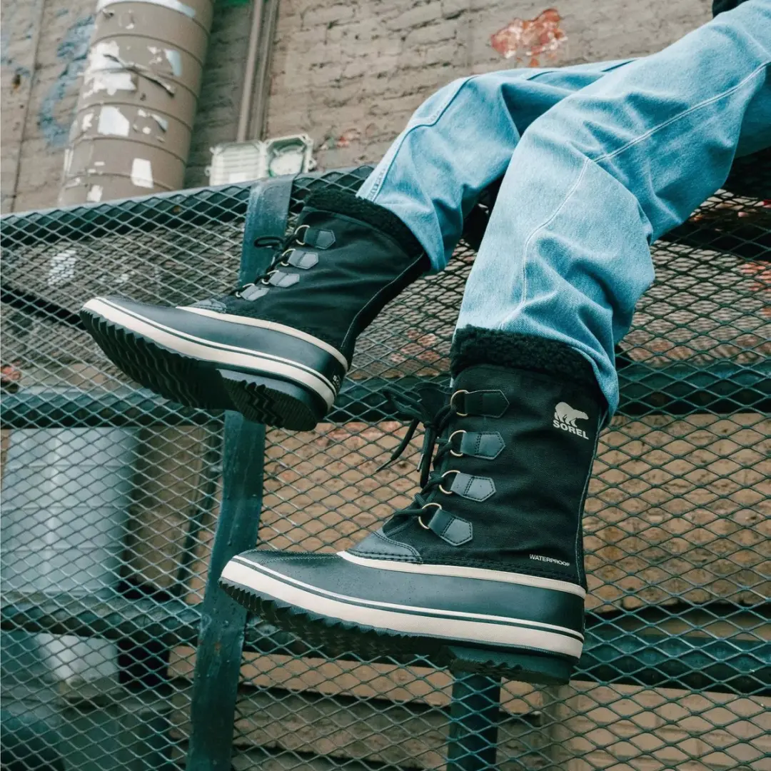 Sorel 1964 Pac Nylon Snowboots Heren - Zwart