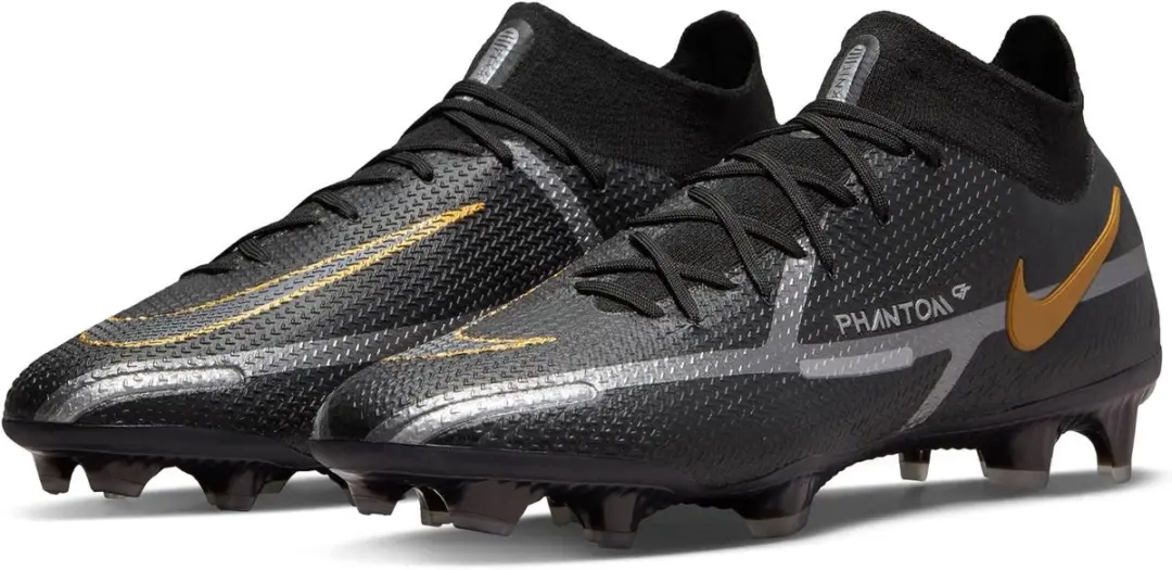 Nike Phantom GT2 Elite FG Voetbalschoenen - 43 - Zwart/Bronze - afbeelding 2 van 3