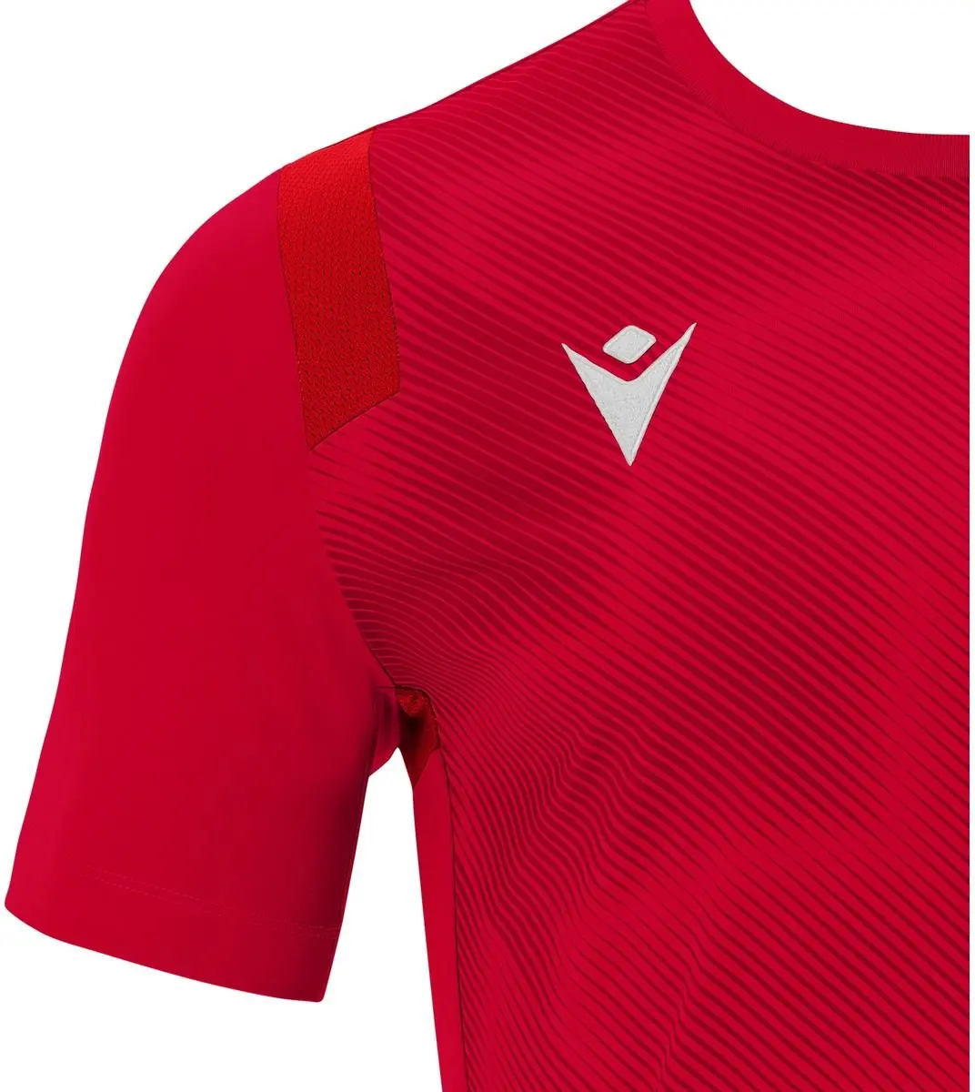 Macron Rodders Shirt Korte Mouw Kinderen - Rood 7-8Y