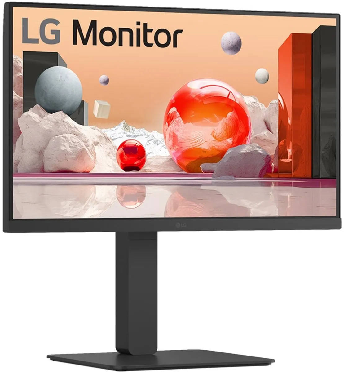 LG 24BA650-B 24 inch Monitor - Full HD IPS - 100Hz - USB-C 65W - afbeelding 6 van 6