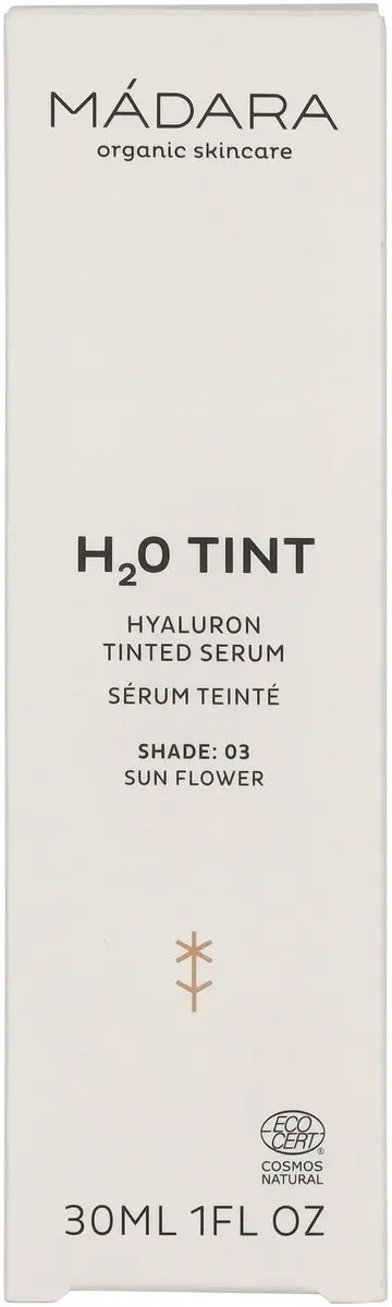 MÁDARA H2O Tint Hyaluron Serum 30ml - Sun Flower