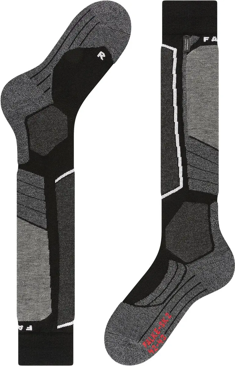 Falke SK2 Kasjmier Skisokken Heren - Dik - Zwart