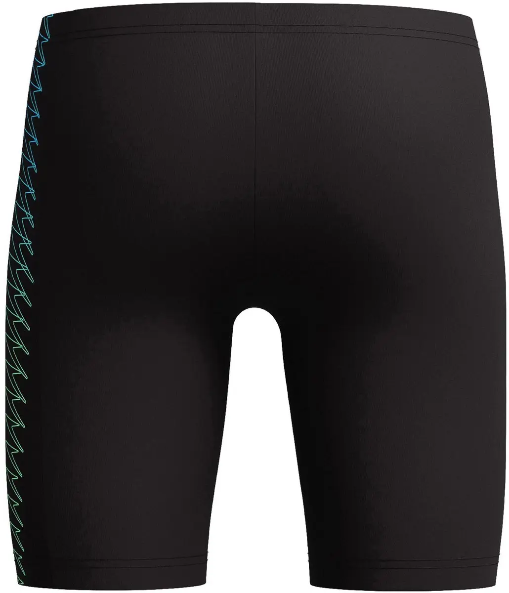 Speedo Plastisol Placement Jammer Jongens 140 - Zwart-Groen