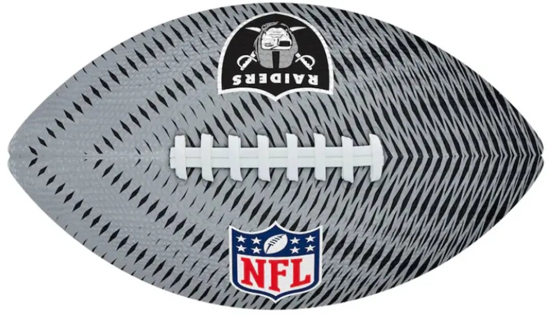 Wilson NFL Team Tailgate Football Junior Raiders