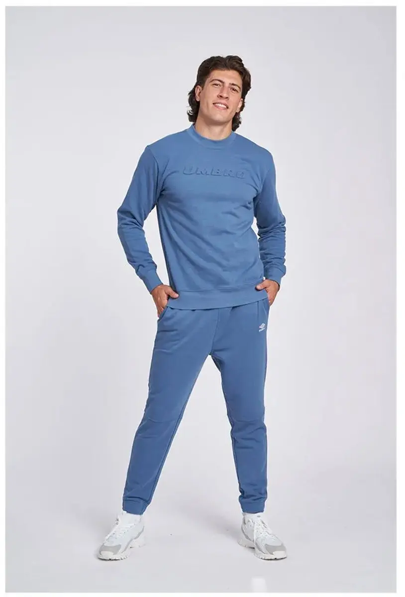 Umbro Embossed Logo Sweatshirt - Blauw S