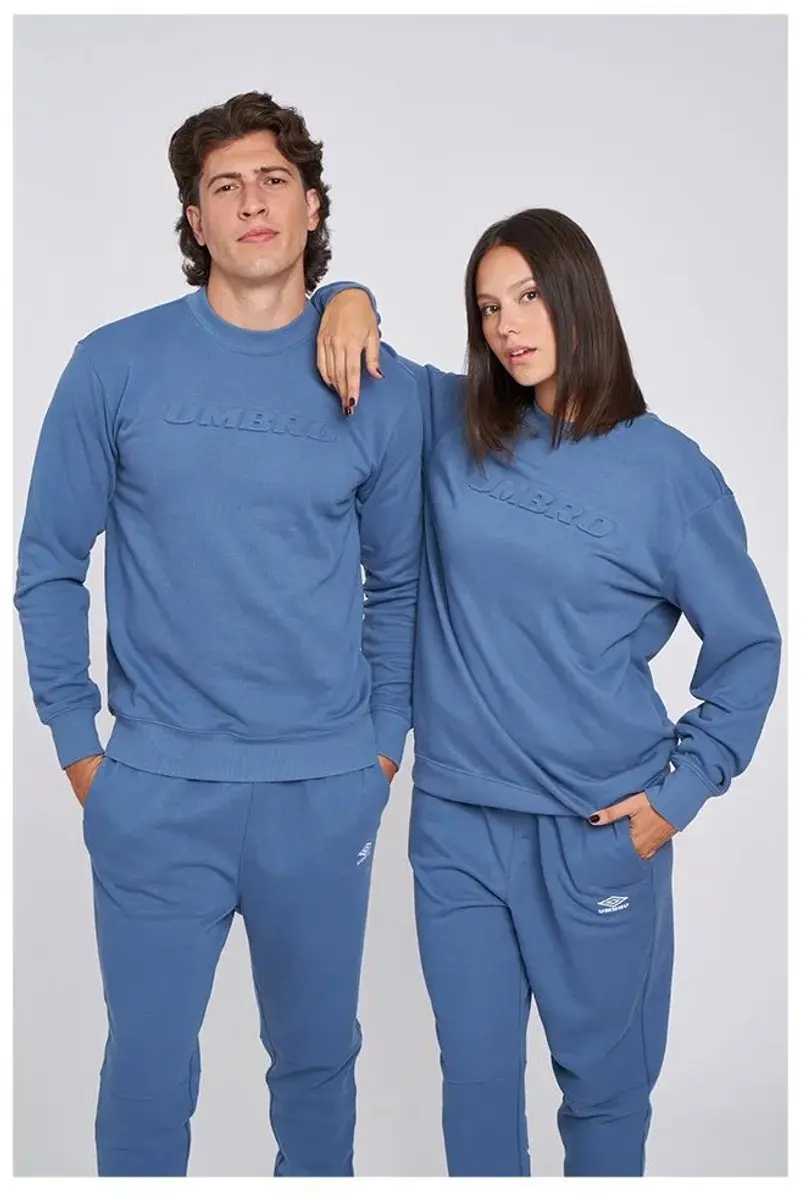 Umbro Embossed Logo Sweatshirt - Blauw S