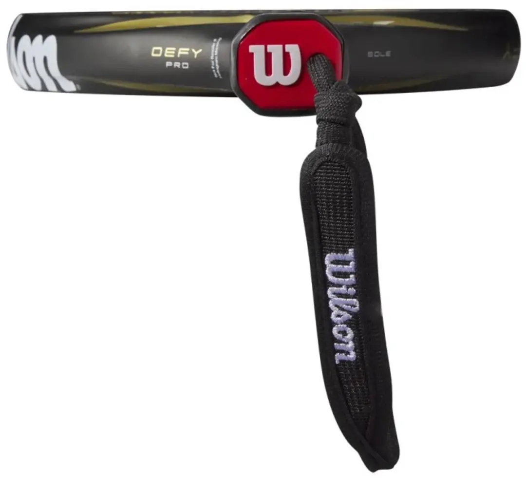 Wilson Defy Pro V1 Padelracket 2025 - Zwart/Goud