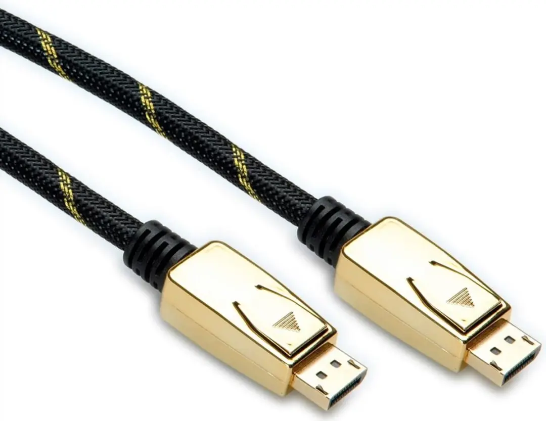 Roline DisplayPort Kabel V1.4 2m - Goud/Zwart