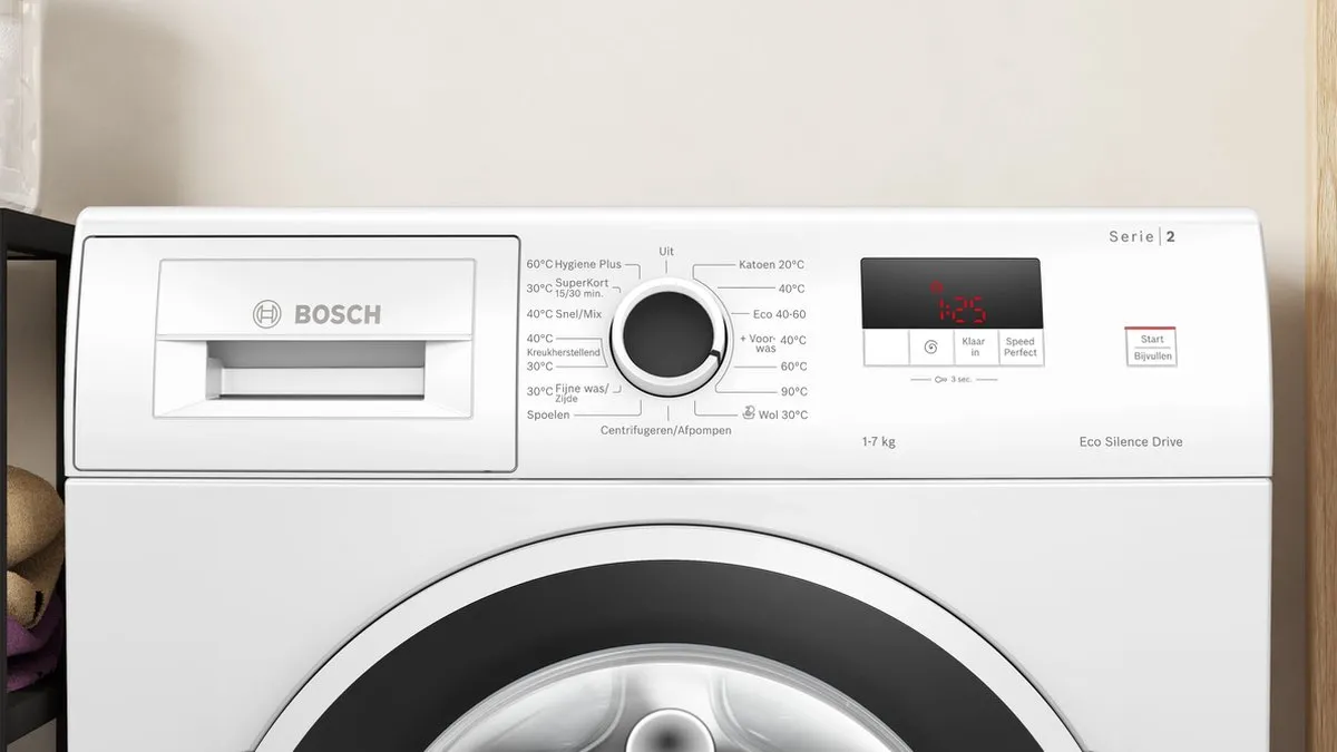 Bosch WGE02404NL Wasmachine 7kg 1400rpm - Wit