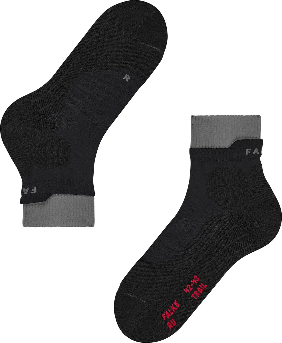 Falke RU Trail Sportsokken Dames - Maat 39-40 - Zwart