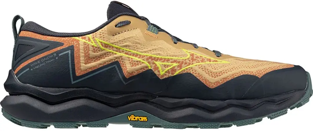 Mizuno Wave Daichi 9 Trailschoenen - 40.5 - Sunburn/Fortune Yellow - afbeelding 4 van 4