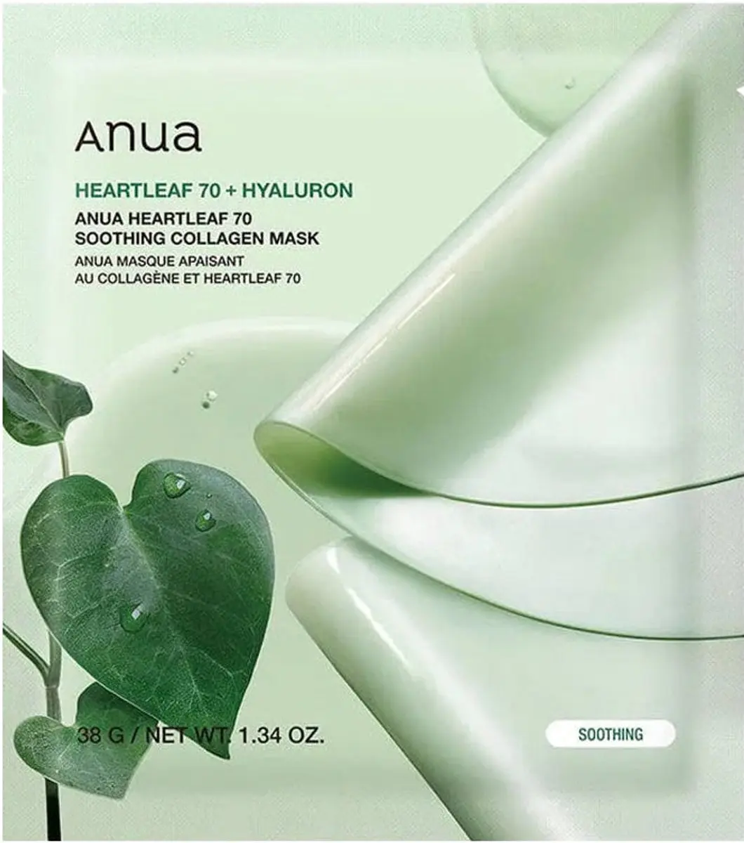 Anua Heartleaf 70 Collageen Masker 38ml