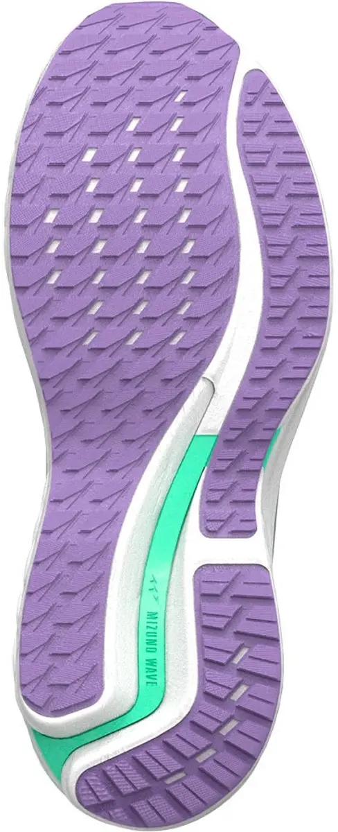 Mizuno Wave Inspire 21 Dames Hardloopschoenen 37 - Tradewinds/Wit/Neo Mint - afbeelding 3 van 6