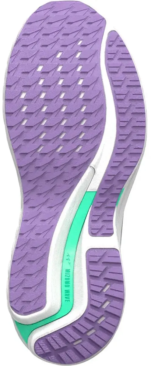 Mizuno Wave Inspire 21 Dames Hardloopschoenen 37 - Tradewinds/Wit/Neo Mint - afbeelding 4 van 6