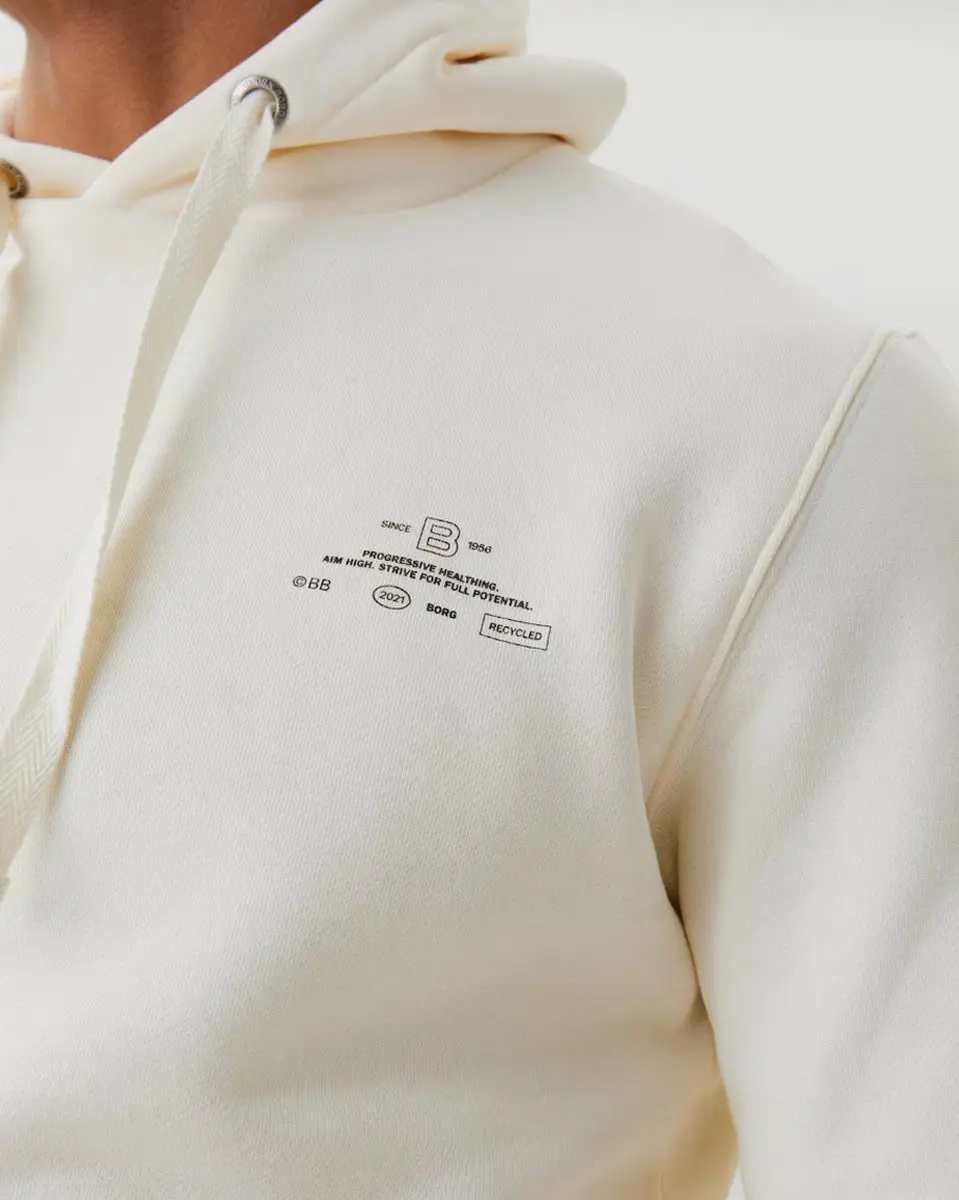 Björn Borg STHLM Hoodie - Beige - Maat M