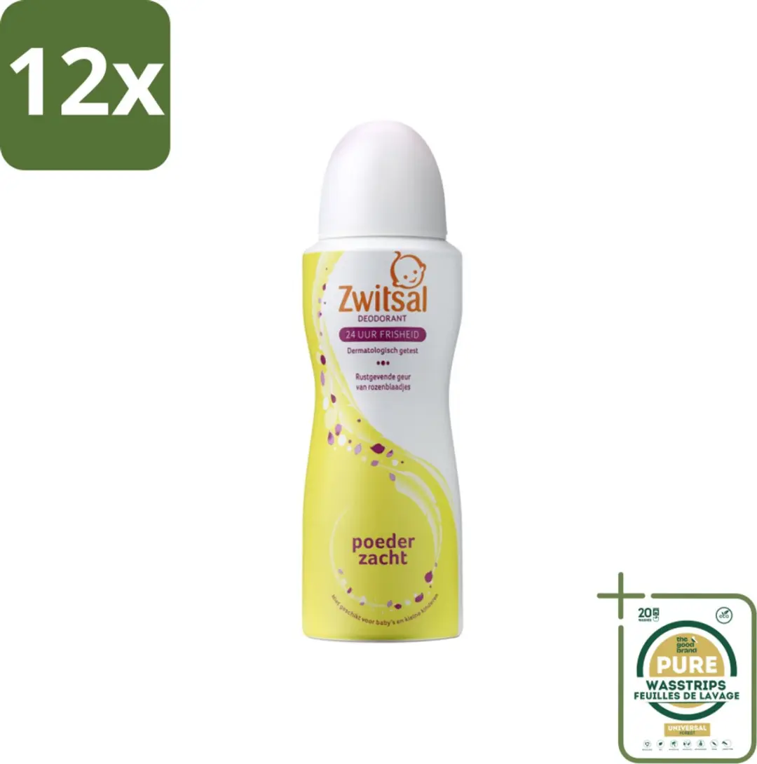 Zwitsal Poederzachte Deodorant Rozengeur 100ml