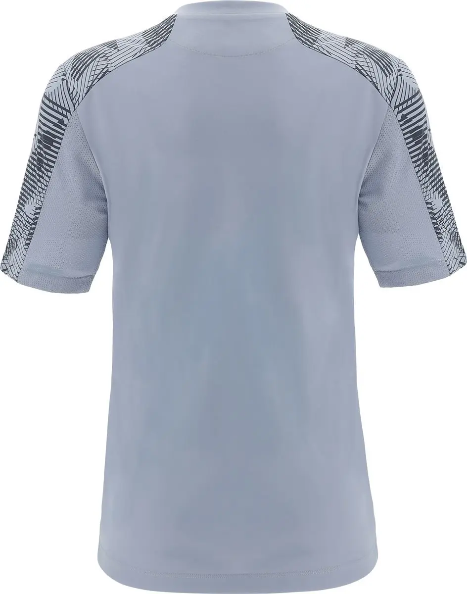 Macron Bellatrix Dames Shirt Korte Mouw - Zilver/Antraciet XXL