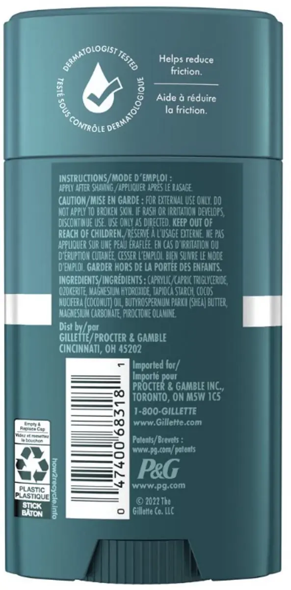 Gillette Intimate Anti-Schuurstick 48g