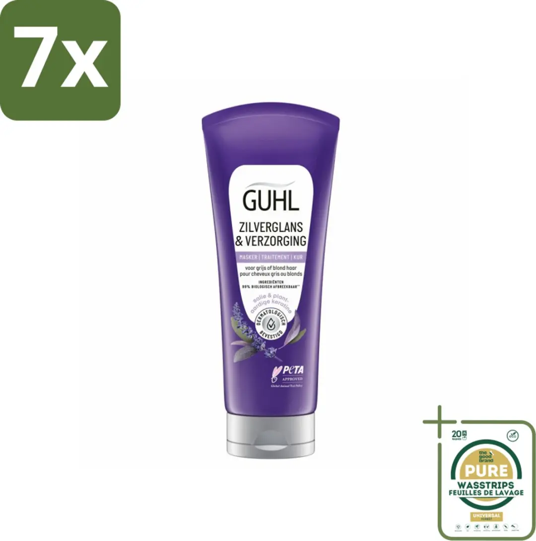 Guhl Haarmasker Zilverglans & Verzorging 200ml