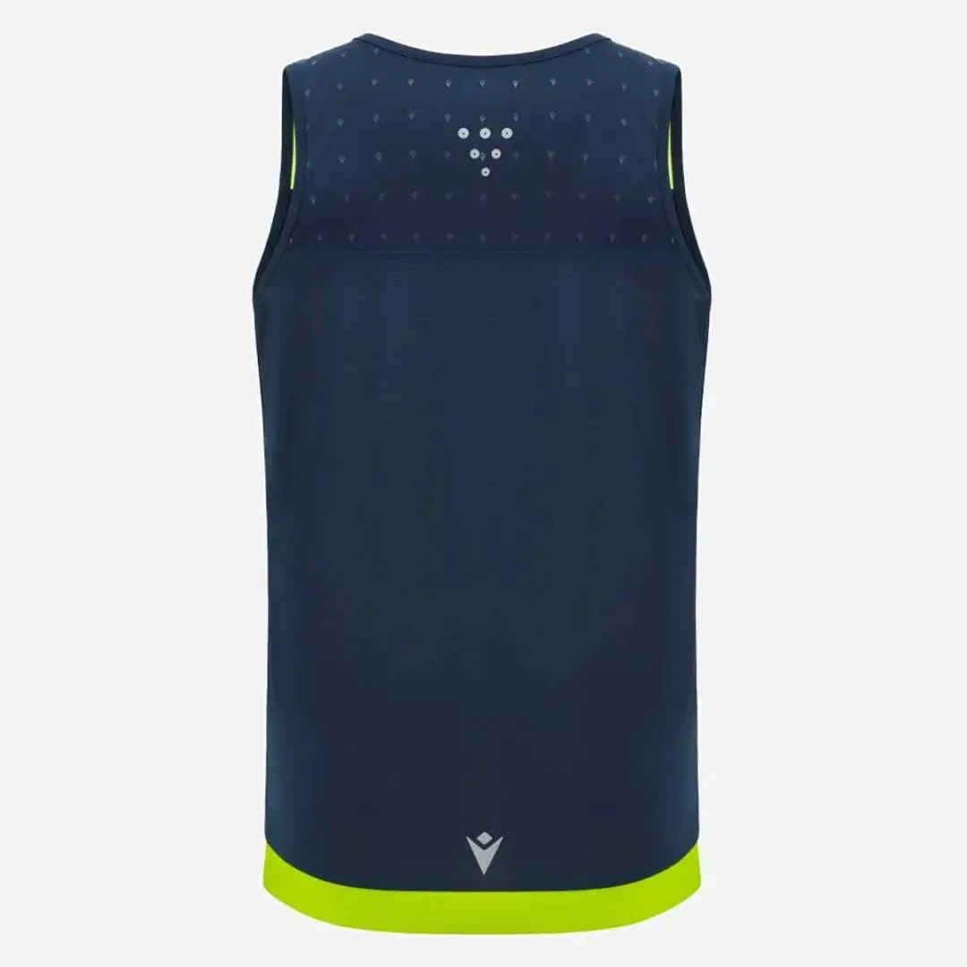 Macron Gervais Reflex Mouwloos T-shirt - Deep Blue/XL