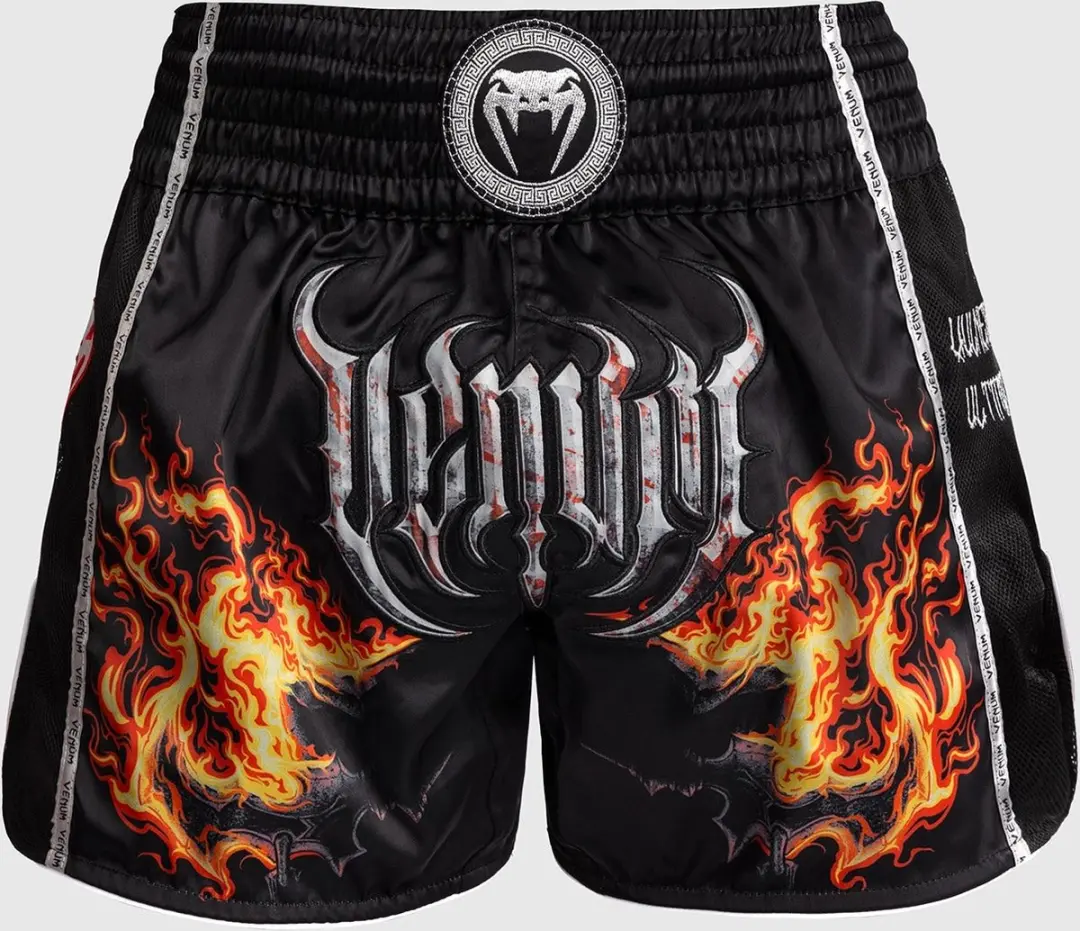 Venum Gladiator 5.0 Muay Thai Shorts XXL - Zwart Neon Oranje