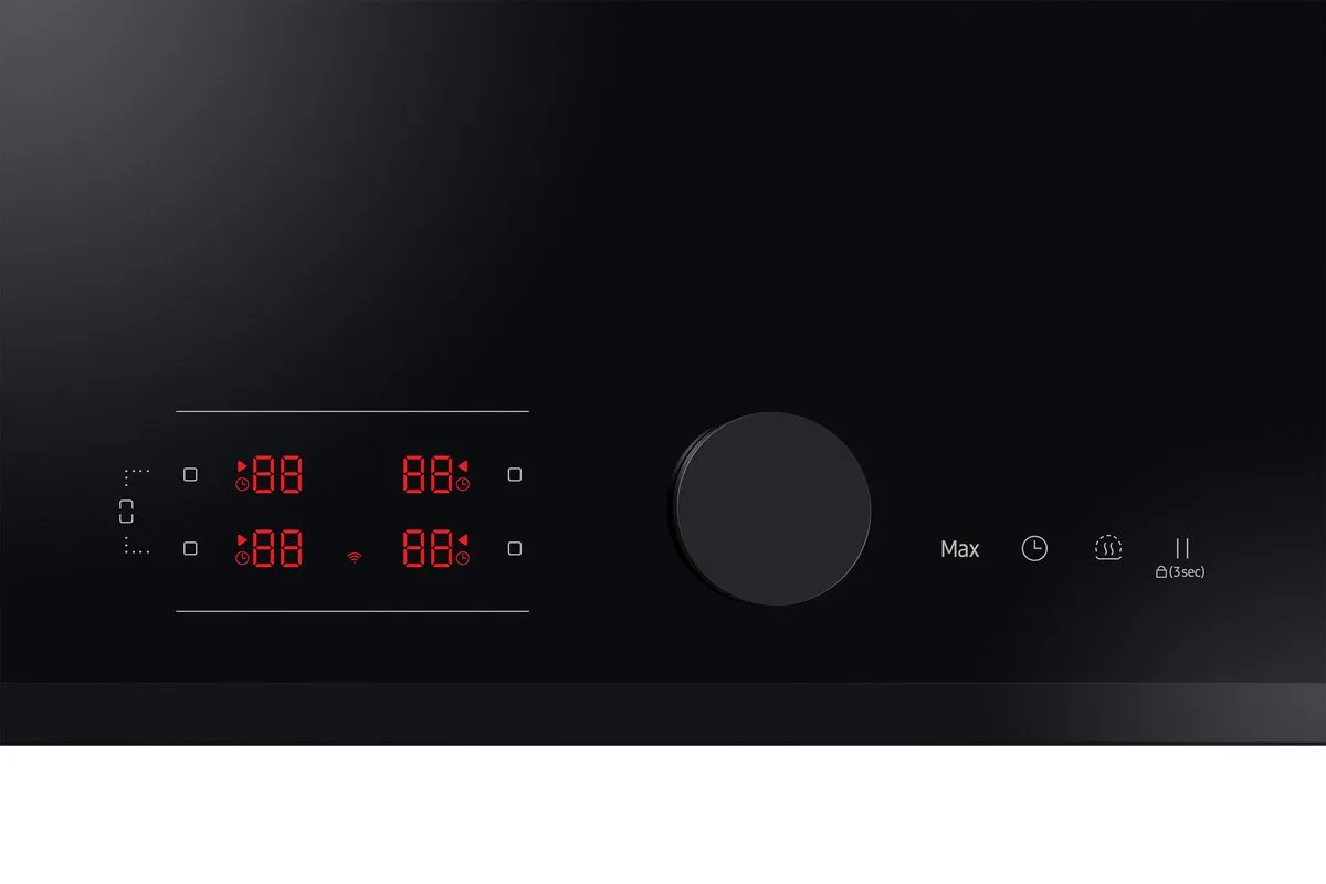 Samsung NZ84C6058KK Inductiekookplaat 4 Zones - 7,6 kW - Zwart