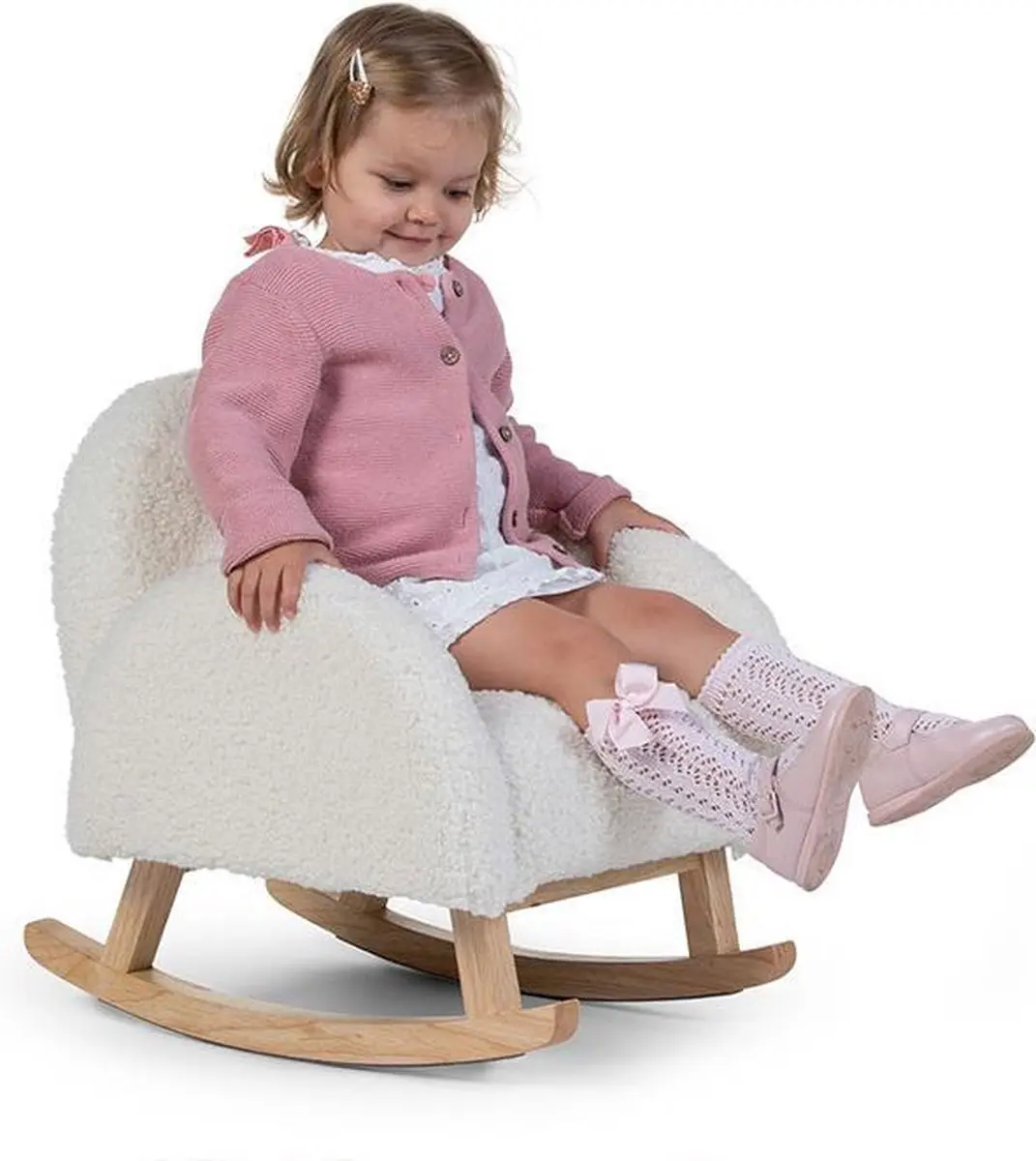 Childhome Schommelstoel Teddy Ecru - afbeelding 6 van 6