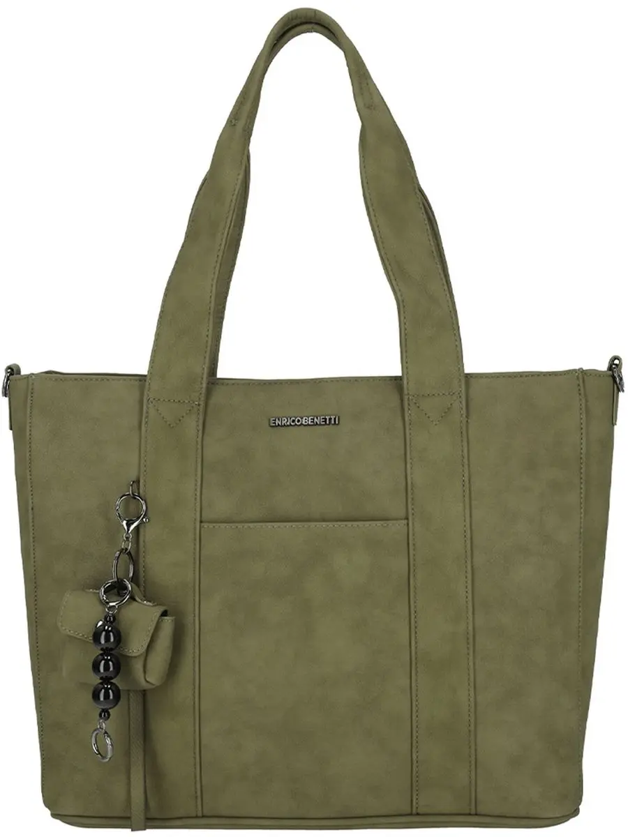 Enrico Benetti Taylor Shopper Laptoptas 15" - Olijfgroen