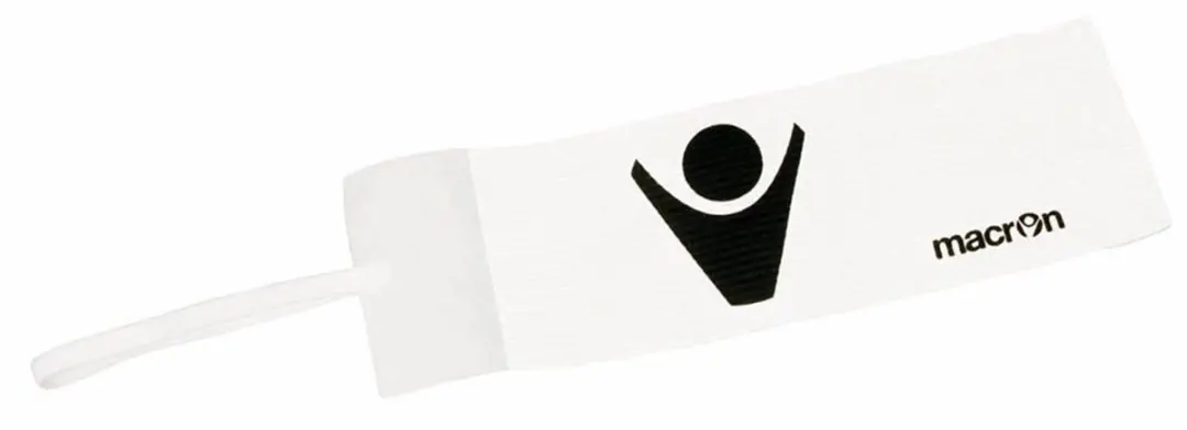 Macron Major Kapiteinsarmband - 10 Stuks - Geel/Wit