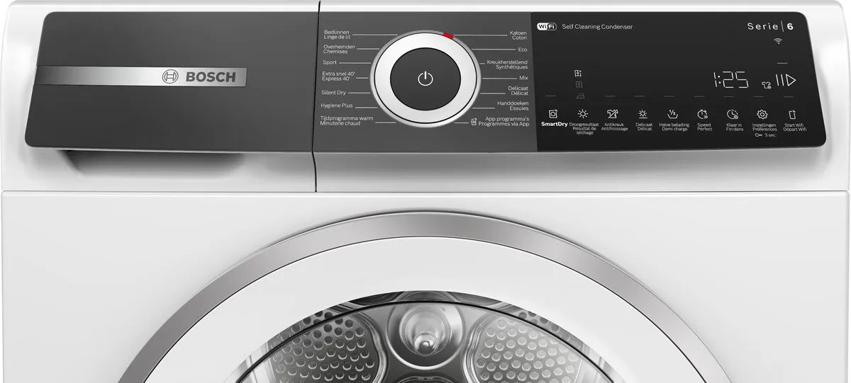 Bosch WQH246DCFG Warmtepompdroger 9kg - Wit