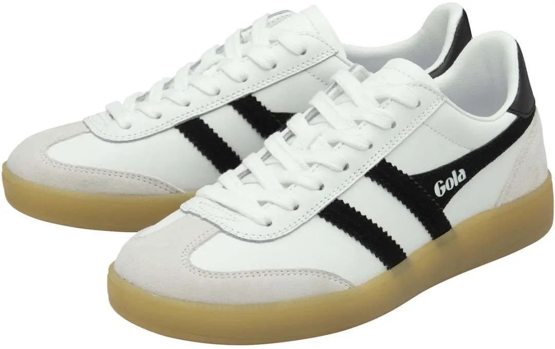 Gola Viper Leren Sportschoenen Wit - 36