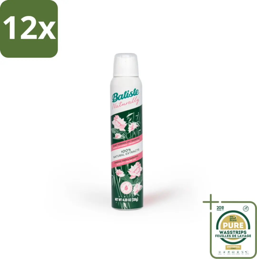 Batiste Naturally Bamboo & Gardenia Droogshampoo 200ml