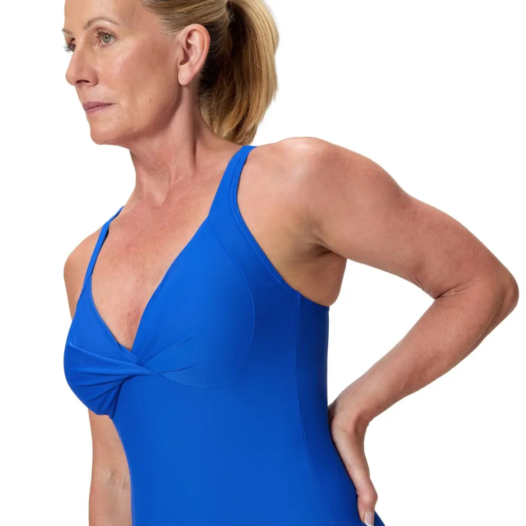 Speedo Shaping Cross Knot Dames Sportbadpak - Blauw