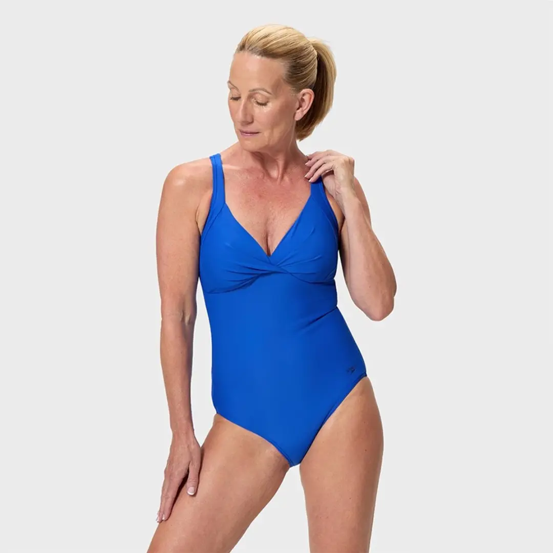 Speedo Shaping Cross Knot Dames Sportbadpak - Blauw