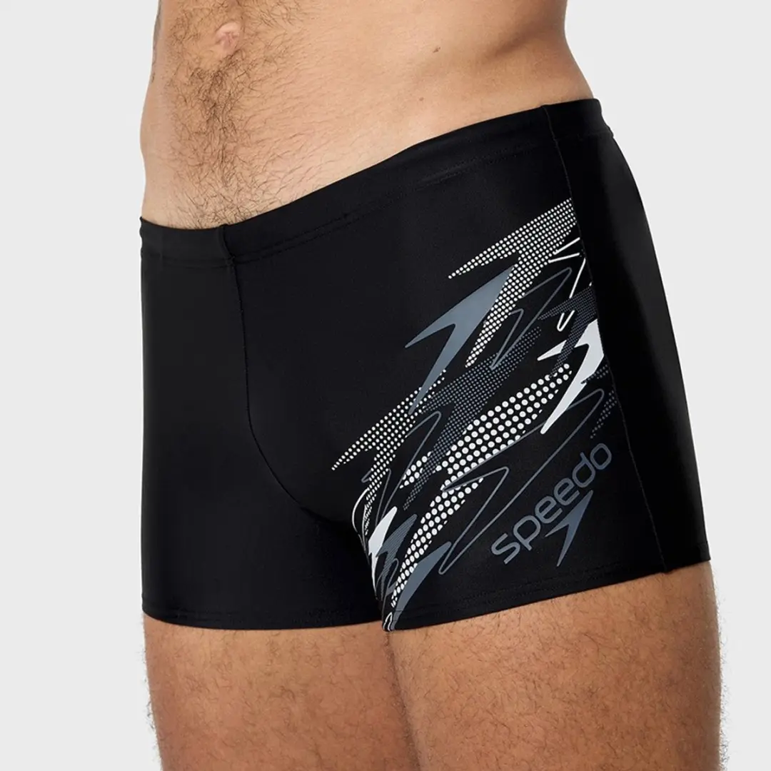 Speedo Medley Logo Aquashort Heren - XXL - Zwart/Grijs