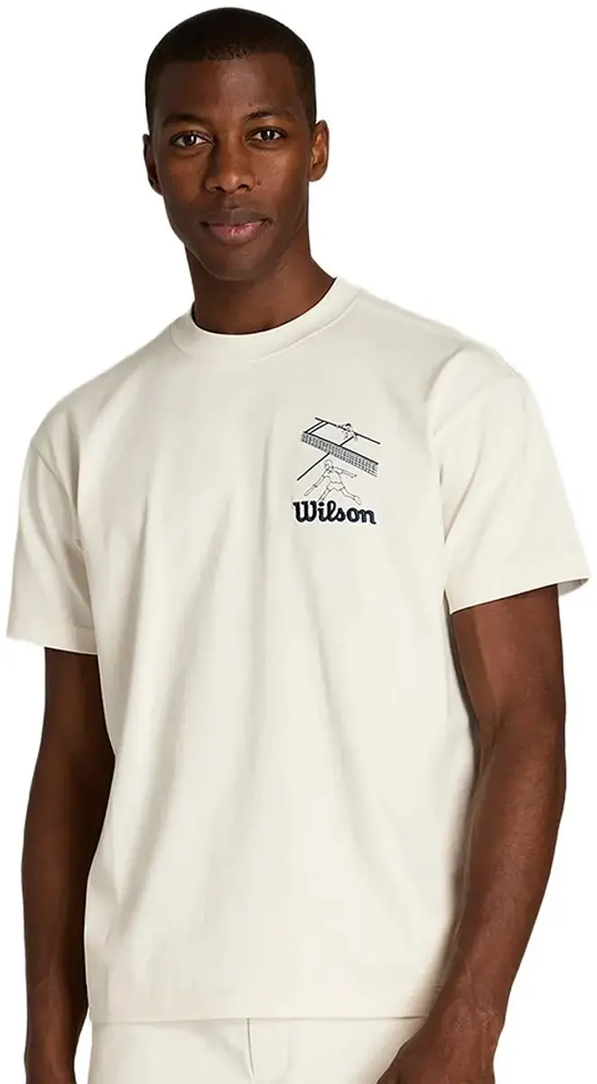 Wilson Classic Graphic T-shirt Wit